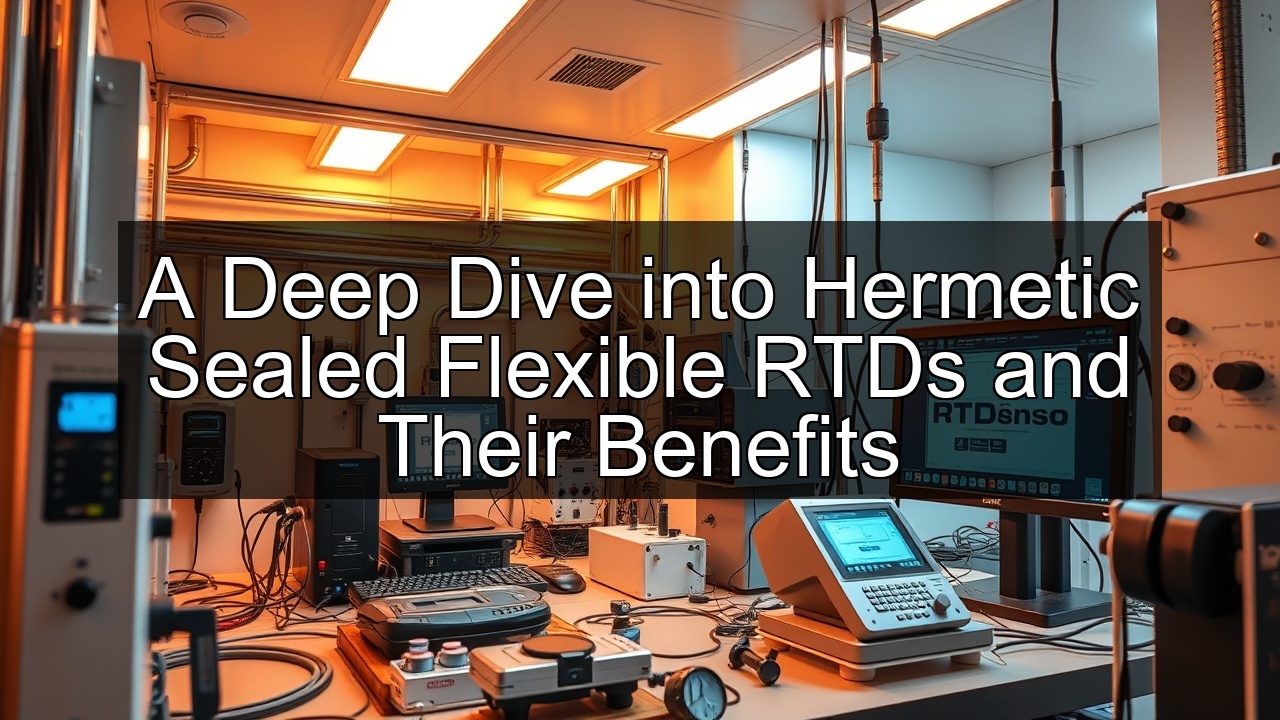 accuracy flexible rtds sensor flexibly wire cable